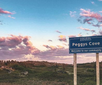 Peggy's Cove sign